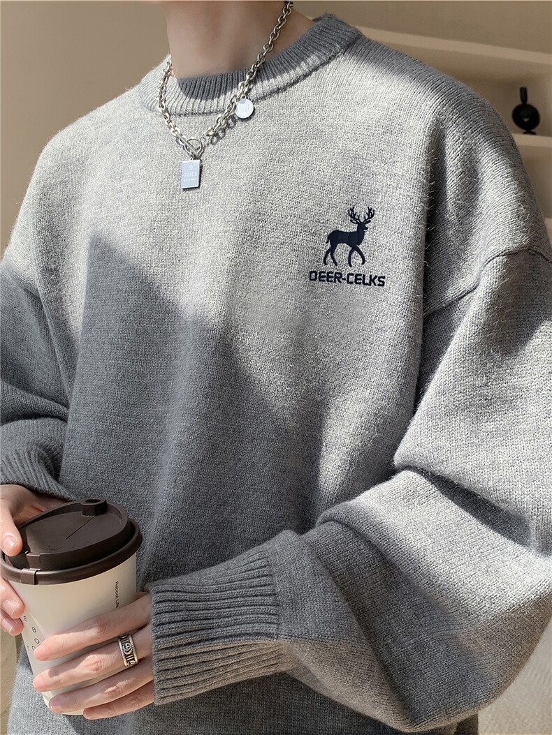 650克重磅不掉色抗起球广东高品质刺绣毛衣MY251-P58控88,男装针织衫/毛衣,电商B219A