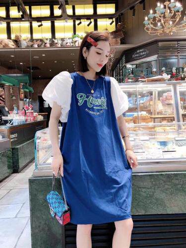 雪纺袖连衣裙，女装连衣裙，一杭