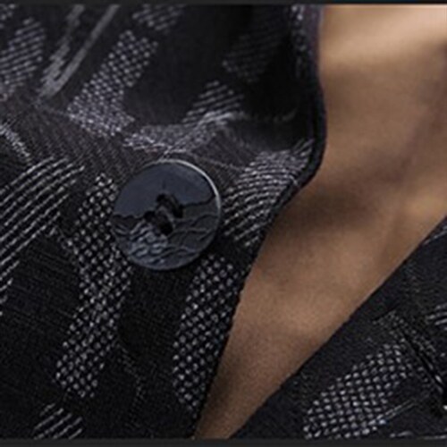 秋冬季新款中年西装领夹克爸爸商务男装印花西服外套ASD2271-P180，男装西服，电商B212（原钱塘6029）