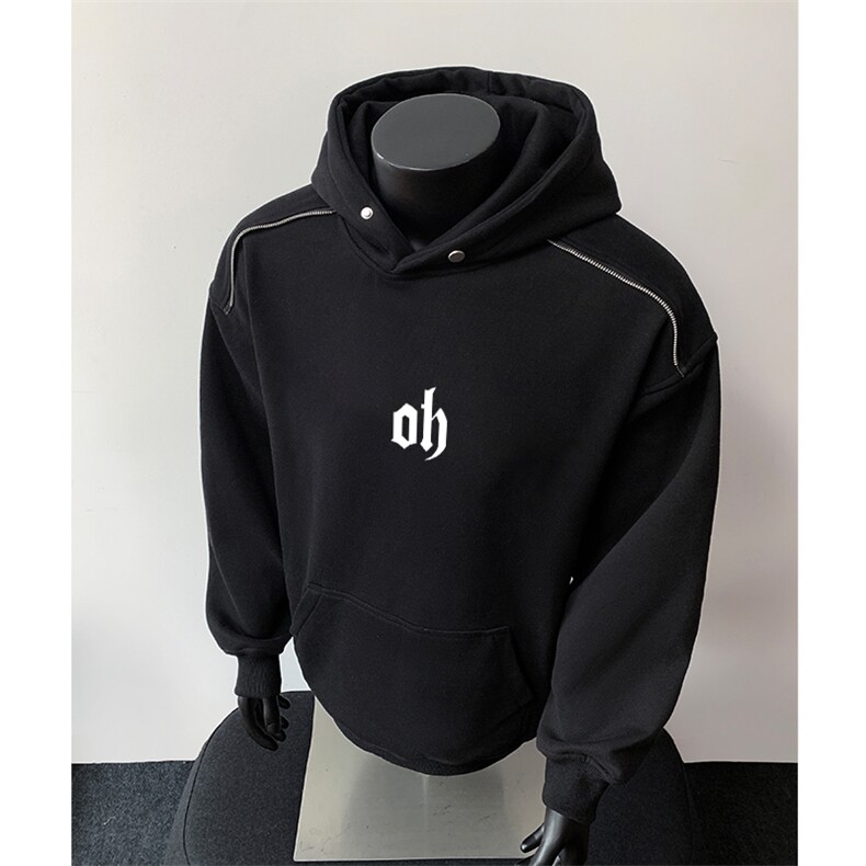 360克重磅图拉链华棉连帽卫衣【有货】C403A-WY25155LLJR-P85,男装卫衣,电商C403A