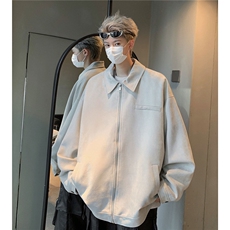 2025年新品港风大码情侣外套麂皮绒美式宽松夹克学生男7860-P88，男装夹克，电商C213(原B265)
