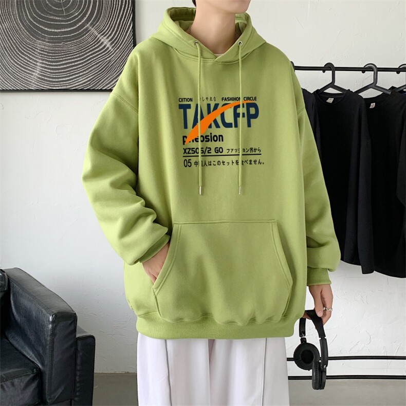 L2467P48秋季上新休闲连帽百搭韩潮外套卫衣男情侣装连帽卫衣,男装卫衣,星座510A-1