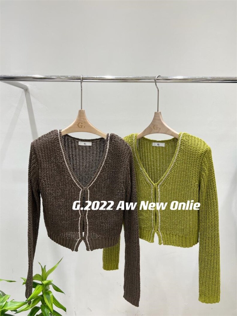 新款针织开衫颜色都很好看哦均码现货，其它，G