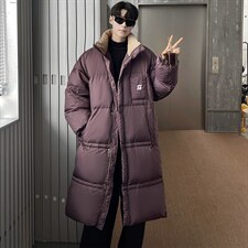 港风美式复古潮牌中长款羽绒服大码过膝羽绒服男77930P258控378，男装羽绒服，星座226-1