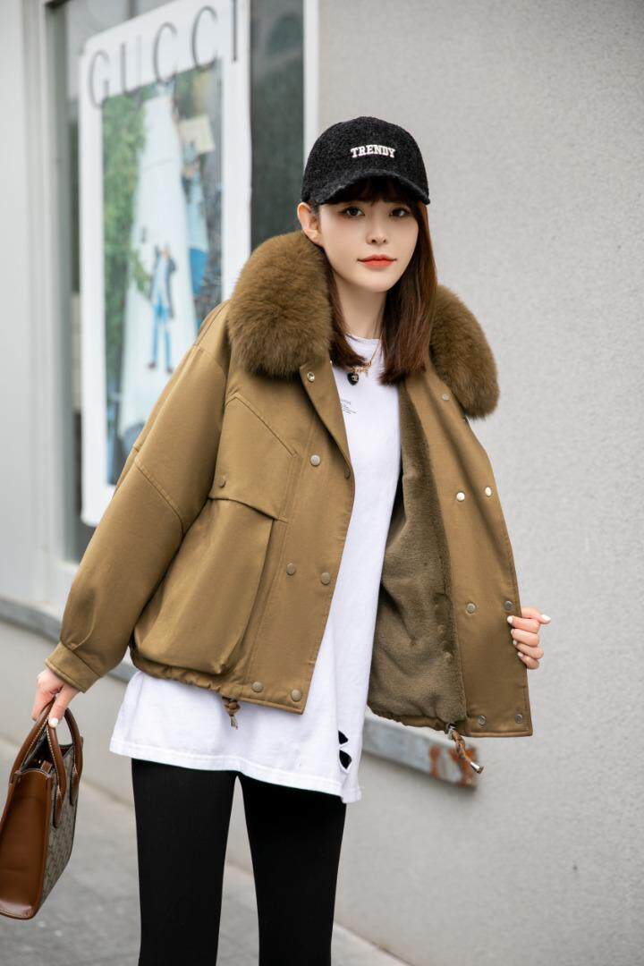 高大上大毛领派克服，其它，湘怡服饰