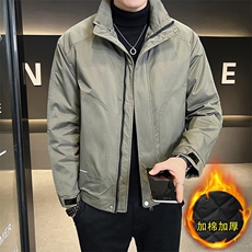 MY2307-P95男士翻领加棉加厚夹克潮流舒适时尚外套，男装夹克，星座703-1