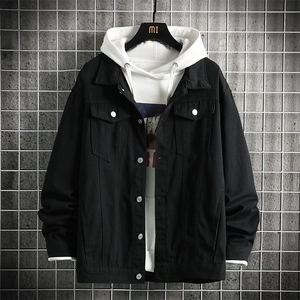 牛仔夹克男大码牛仔外套男茄克 NJ77286-P60图片