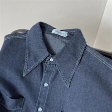 夏季薄款牛仔短袖衬衫男韩版宽松痞帅百搭衬衣C136P38，男装衬衫，星座1116-2