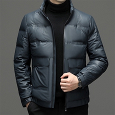 CSYR22087钱塘2020-2冬季厚款商务休闲立领中年男士羽绒服P205，男装羽绒服，钱塘207-2