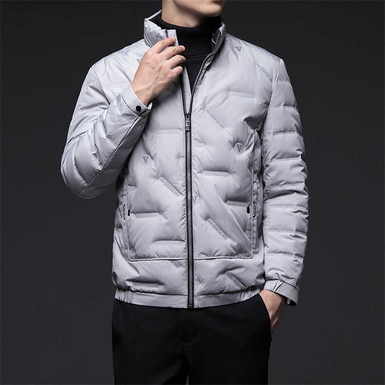 CD8228钱塘2020-2秋冬新款时尚休闲男士羽绒服立领保暖外套P215,男装羽绒服,钱塘207-2