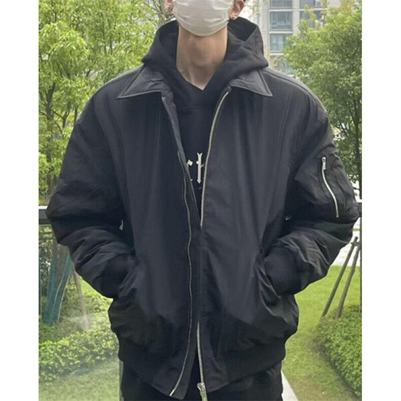 美式飞行员夹克棉服男款冬季加厚翻领棉衣夹棉短款外套JW767,男装夹克,星座1116A（原606A-3）