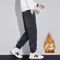 美式牛仔裤男士秋冬宽松束脚哈伦裤潮牌休闲长裤J667-P45/加绒P55，男装牛仔裤，星座509