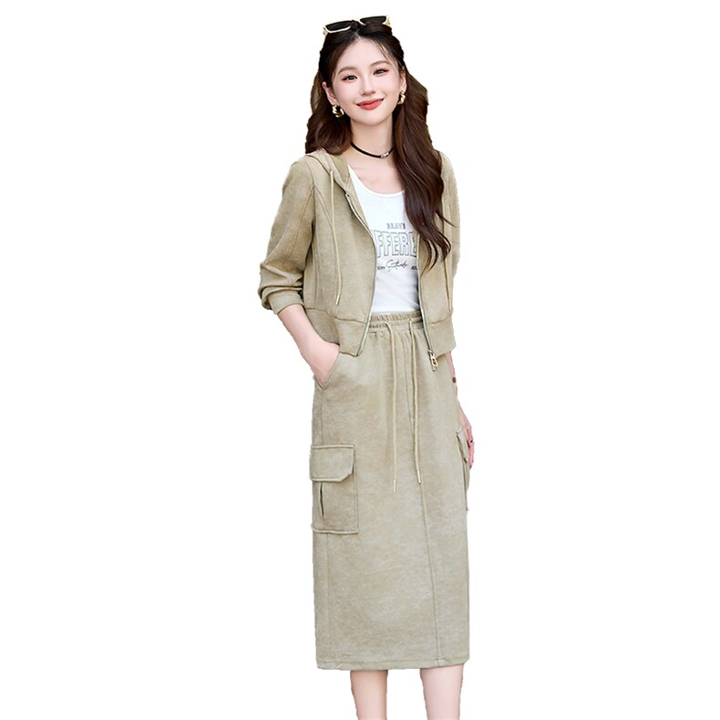 2024秋装新款时尚三件套女装显瘦百搭休闲套装气质女神必备,女装套装/套裙,涵亦佰惠