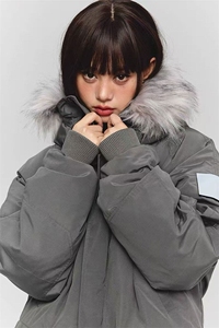 网络图慎用！图片只做展示大货 毛领派克服工装棉服MY77917P138图片