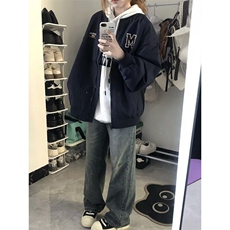 春秋加绒复古宽松棒球外套春秋薄款休闲百搭学院风潮炸街JC136，男装夹克，星座1116A（原606A-3）