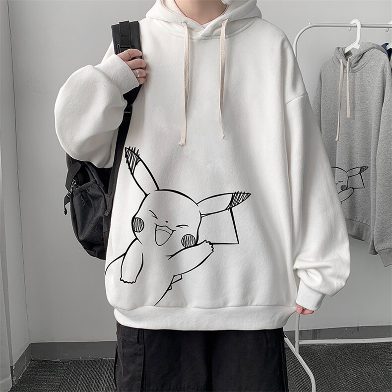 WY2193-P35加绒款-P40纯棉连帽卫衣男大码运动帽衫宽松薄外套男,男装卫衣,电商A040