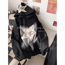 1506-1/WY85321/P47卫衣男连帽春秋季ins港风宽松潮牌星星印花，男装卫衣，星座1506-1