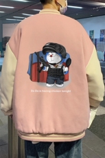 BQMF27-P90港风拼接棒球服男士棉服男棉袄男潮牌棒球服棉袄男潮牌，男装棉衣，电商B367