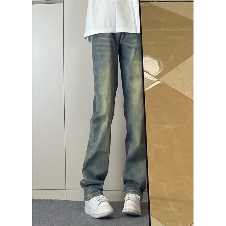 【有货】NZ145CC-特P50复古水洗牛仔裤男款加长高个子微喇裤子，男装牛仔裤，星座1007（原301D）