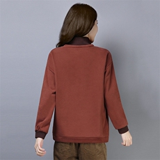 2021年冬季新款韩版加绒加厚半高领卫衣女宽松显瘦上衣服百搭，女装卫衣/绒衫，简韵佳