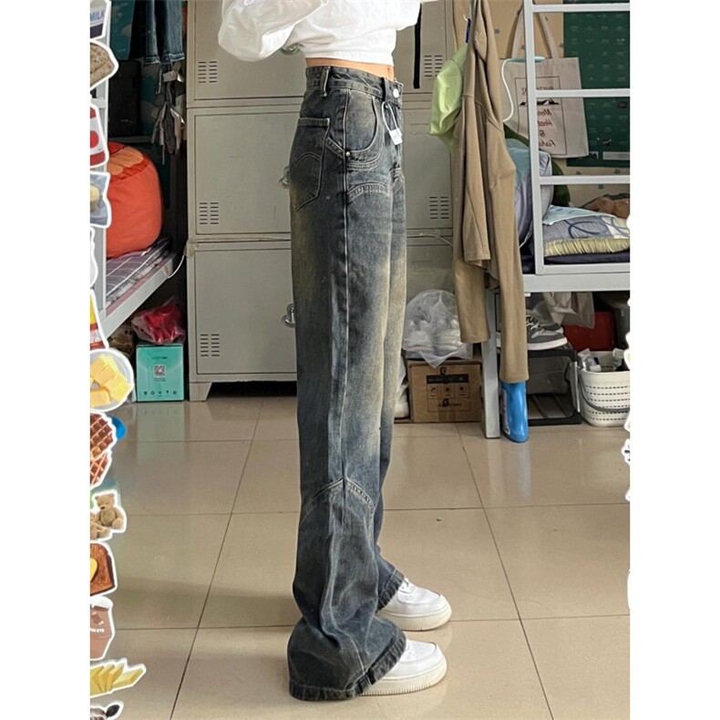 【有货】cleanfit美式复古蓝牛仔裤美式vibe风裤子高街M774LL-P53图片