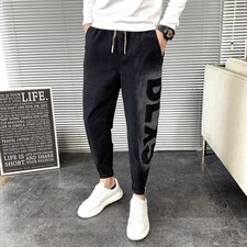 秋季新款牛仔裤男士韩版修身长裤百搭青少年休闲哈伦裤小脚长裤,男装牛仔裤,电商A327