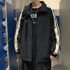 2021年男装学院风秋季新款港风休闲宽松学生上衣ins外套W586-P50，男装夹克，星座512-4
