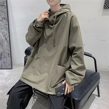 潮牌日系原宿风连帽卫衣男宽松薄款套头外套休闲百搭上衣803-p35,女装短外套,星座1008-2