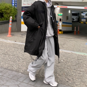 816B-WT035-P150 韩风休闲宽松百搭外套工装长款棉衣图片