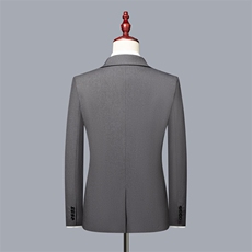 三色单排扣时尚春秋套装商务西服P200-三件套8018，男装西服，星座613B