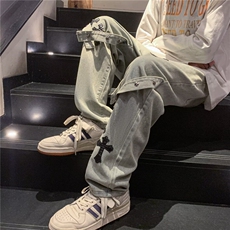 美式牛仔裤男春秋新款休闲直筒裤KJ48P45，男装牛仔裤，星座1116-2