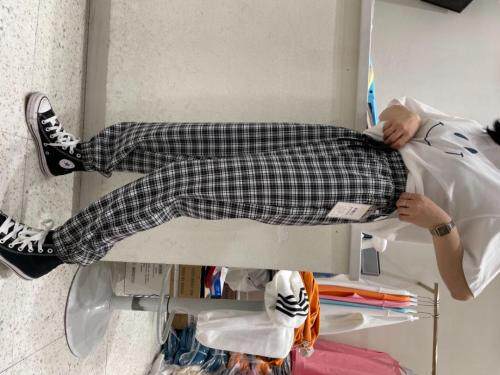 夏季新款格子裤，女装，新雅行-1