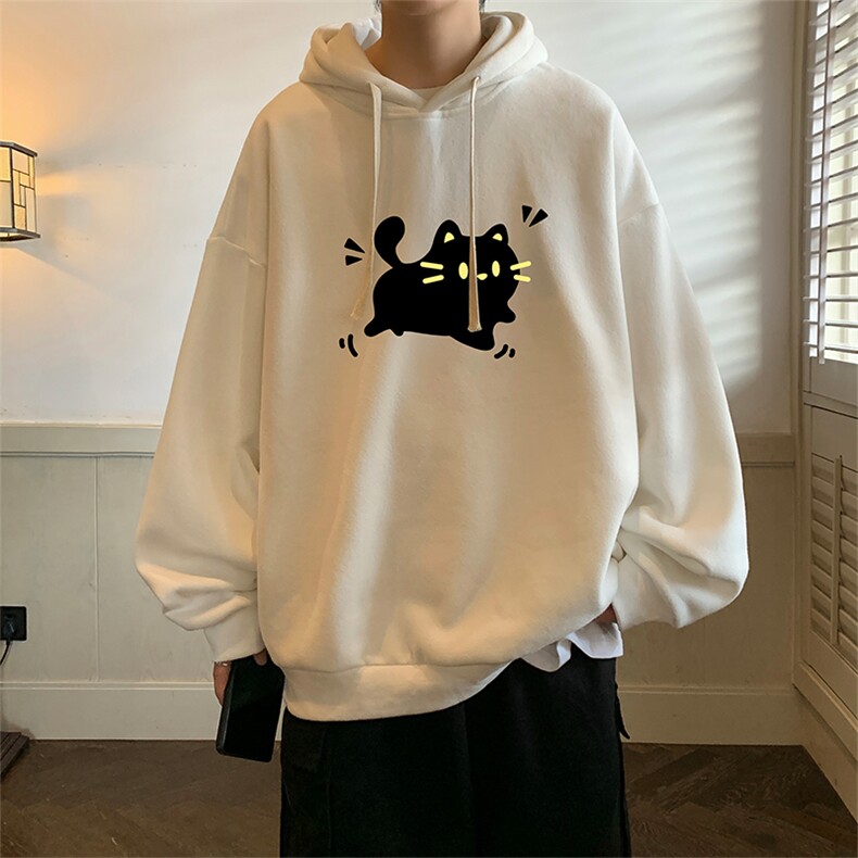 连帽卫衣男大码胖子帽衫大号运动服WY2440-P35图片