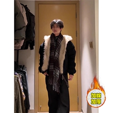 现货高品质美式高街冬季重磅硬挺短款座山雕毛领棉衣男女加厚外套，男装棉衣，电商A486