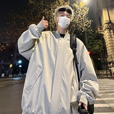美式棒球服男款春秋季潮牌高街cleanfit高级感外套ma1飞行员夹克，男装夹克，电商A161