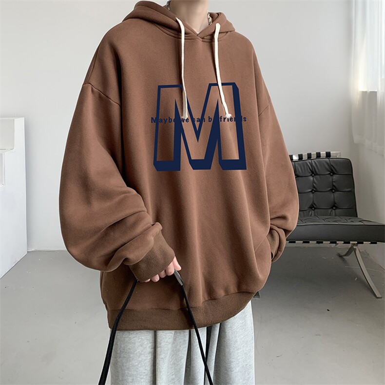 连帽卫衣男大码运动服帽衫外套WY2260-P35加绒款-P40,男装卫衣,电商A040