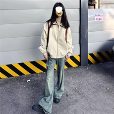J9761-P57美式新款复古宽松休闲百搭棒球服pu皮衣外套，男装皮衣，星座617A-2