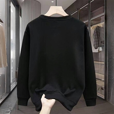 1506-1/WJ45981加绒/P39冬季新款印花卫衣男潮牌加绒休闲百搭长袖，男装卫衣，星座1506-1