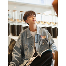 2023秋款牛仔外套W1702P90控118，男装夹克，星座1018-3