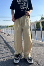 大量现货2025新款夏季长裤小众设计感侧边条纹速干裤DY5032-P55，男装休闲裤，电商A178