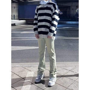 2024美式微喇牛仔裤男款春季长裤潮 ZN1107 P42图片