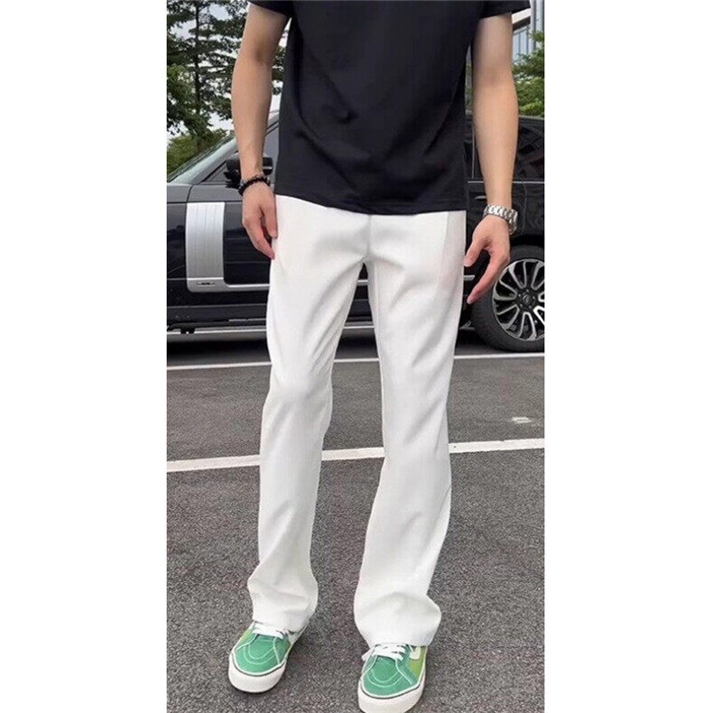 潮牌直筒复古显高直筒西裤复古咖色休闲宽松大码长裤子潮YS-TK04，男装休闲裤，星座1116A-1（原606A）