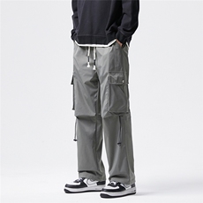 冲锋裤男春季裤子新款机能工装裤潮流宽松直筒休闲裤GK127-P45，男装工装外套，星座302B-2
