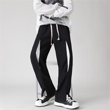 垂感阔腿西裤男士韩版潮流直筒宽松坠感拖地小西裤长裤子3825-p35，男装西裤，星座1008