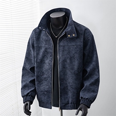 2026春季新款得物品质休闲皮夹克飞行服皮衣男防外套730-P58，男装夹克，星座1402-2