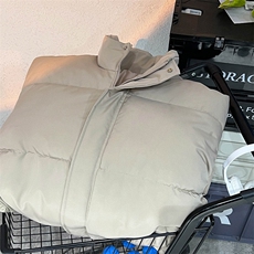 1506/8891/P65高品质得物二开大版男女带门襟纯色棉衣棉服，男装棉衣，星座1506