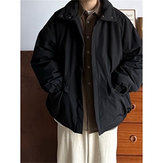 秋冬复古氛围感工装外套棉服宽松立领休闲夹克棉衣男TT2225P74，男装T恤，星座1013-5