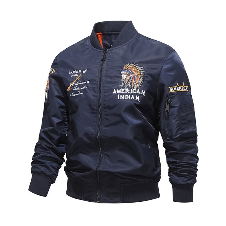 美式潮牌宽松版型飞行服时尚潮牌户外运动休闲加棉,男装夹克,星座210-5(原414-2)