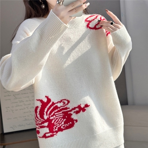 2025年秋季时尚百搭通勤简约休闲军绿转运，女装羊毛衫，佰米娇羊绒