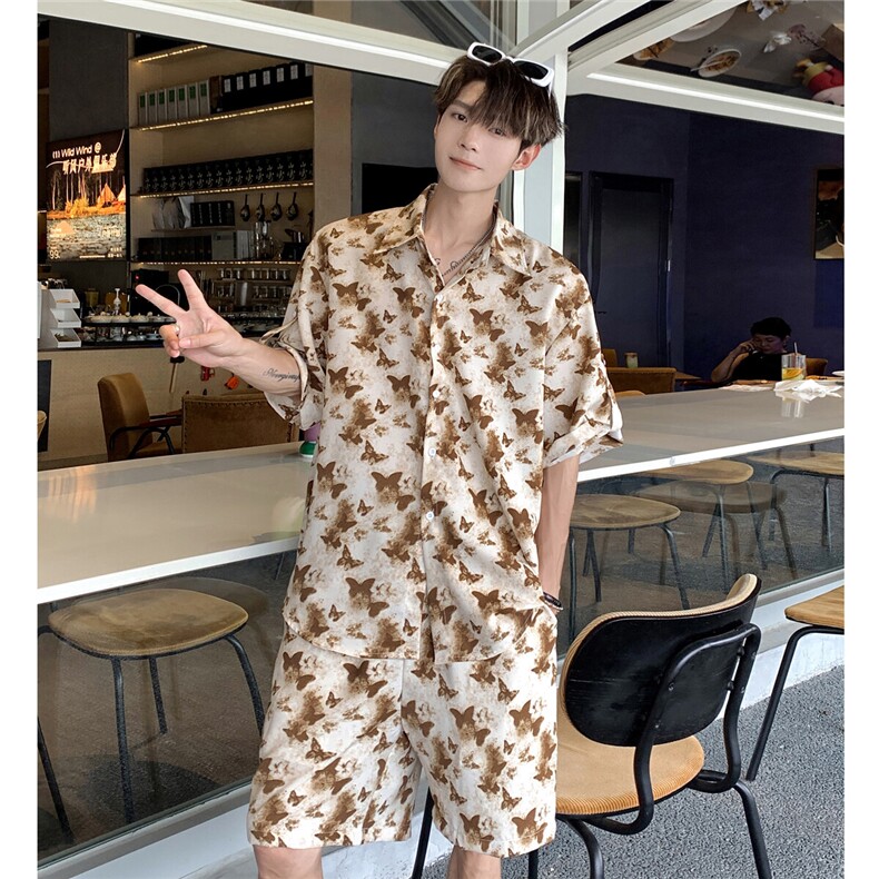 蝴蝶套装TZ77800特P45衬衫DCS77801特P27DK77802特P18套装控88，男装衬衫，星座227-7